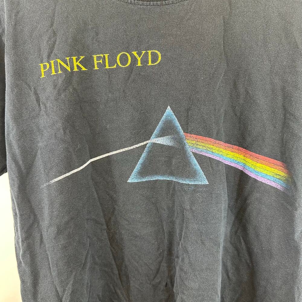 Vintage Pink Floyd Black Short Sleeve Band Tee Graphic Mens Size Small Lot of 2 - Picture 10 of 16